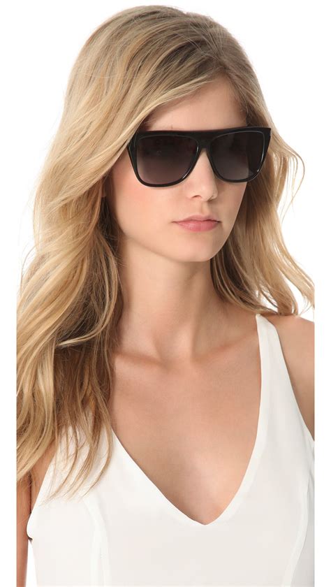 ysl glasses womens|saint laurent flat top sunglasses.